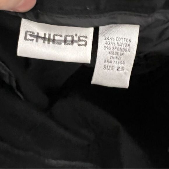 Chico's Black Pants nwt‎ - Picture 5 of 6
